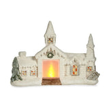 Figurine Décorative Noël Maison 10,2 x 30,2 x 40 cm Céramique - Sapin Belge