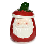 Figurine Décorative Père Noël 14 x 19,5 x 14 cm Céramique Rouge - Sapin Belge