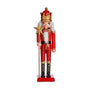 Figurine Décorative Rouge Casse-Noisette 21,5 x 81 x 16 cm Plastique - Sapin Belge