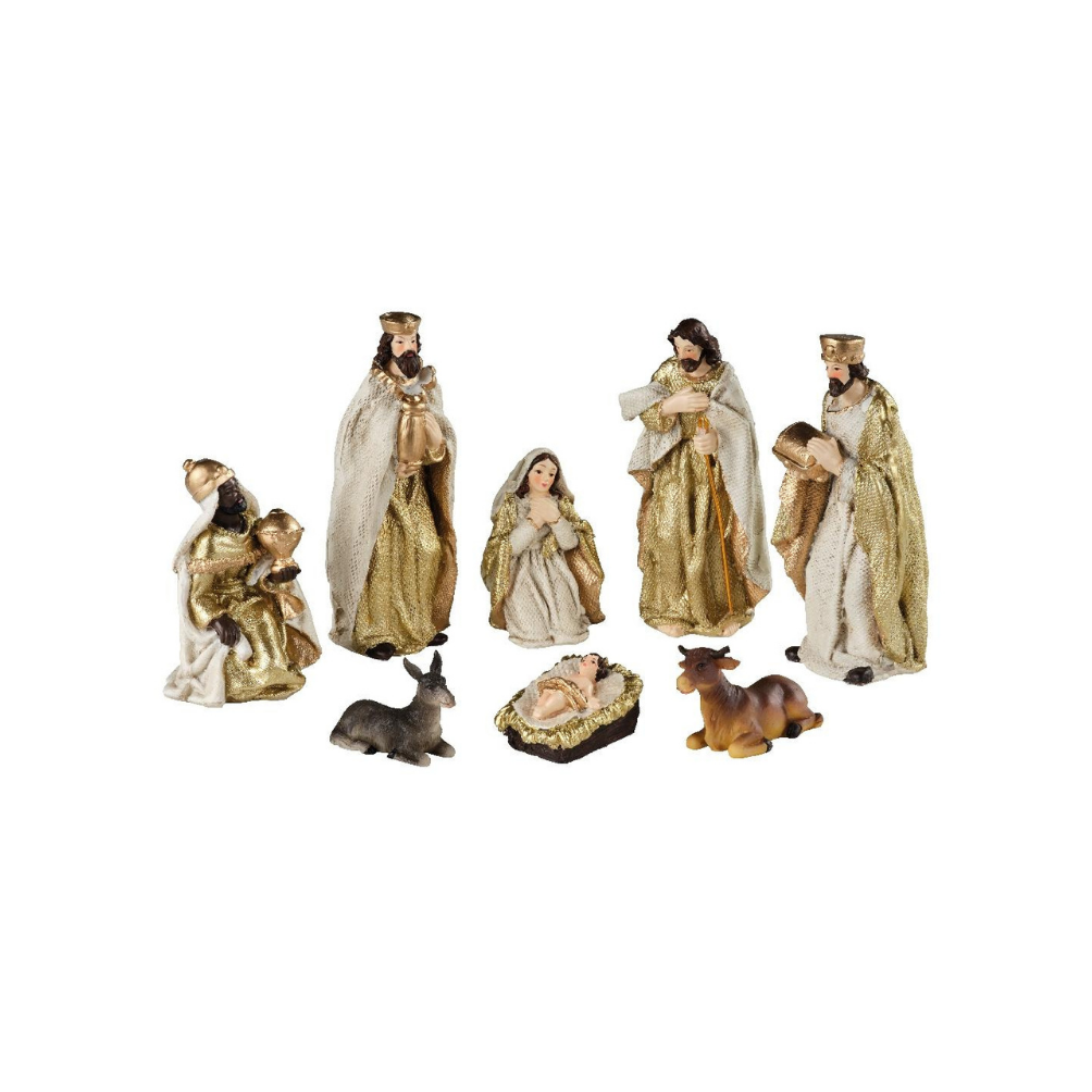 8 kerststalfiguren
