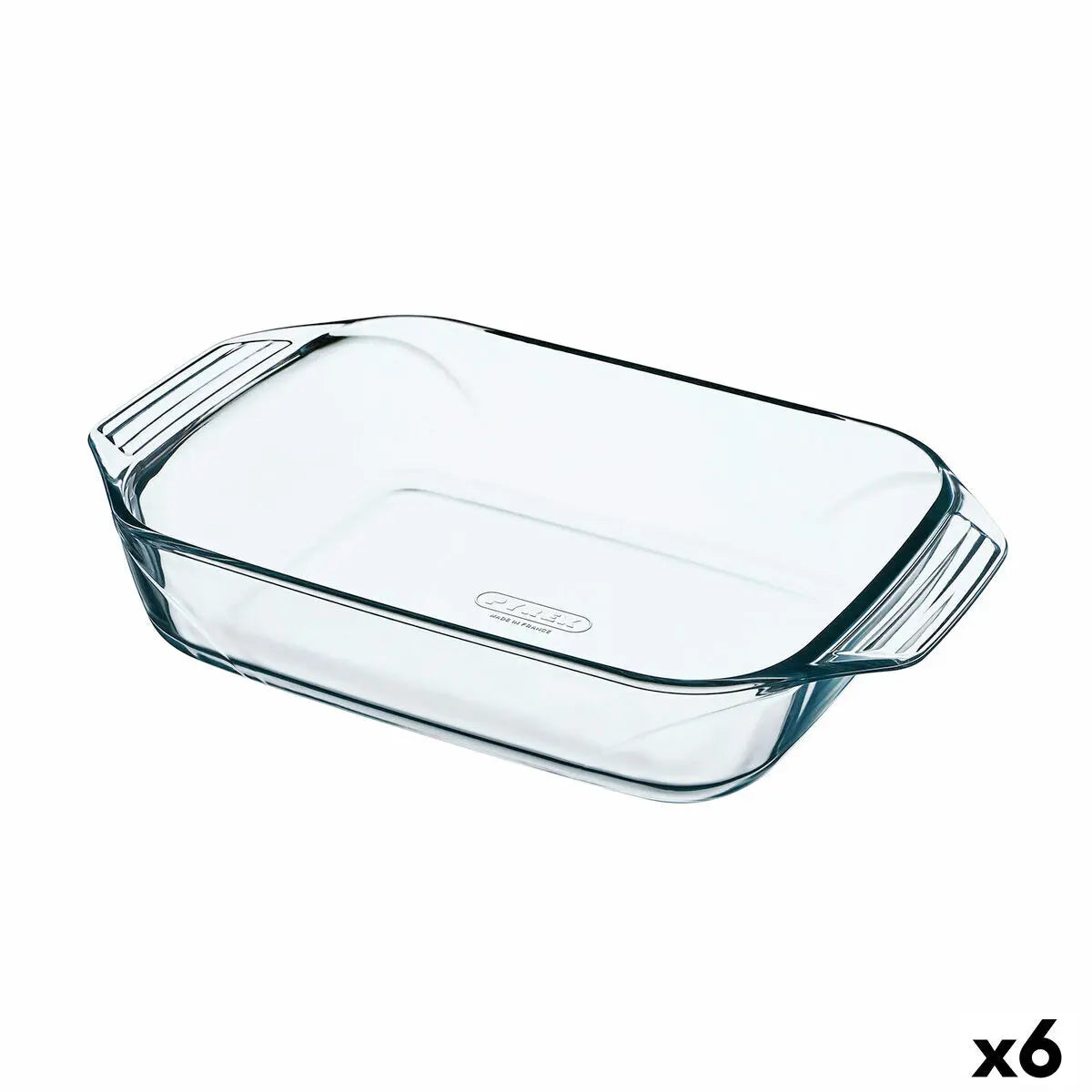 Plat de Four Pyrex Irresistible Rectangulaire 35 x 23,1 x 6,5 cm Transparent verre 6 Unités - Sapin Belge