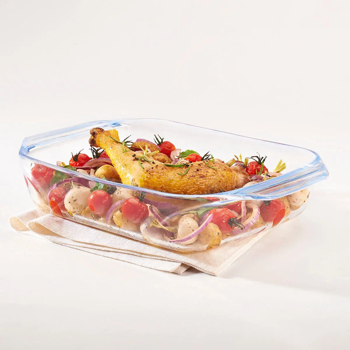 Plat de Four Pyrex Irresistible Rectangulaire 35 x 23,1 x 6,5 cm Transparent verre 6 Unités - Sapin Belge