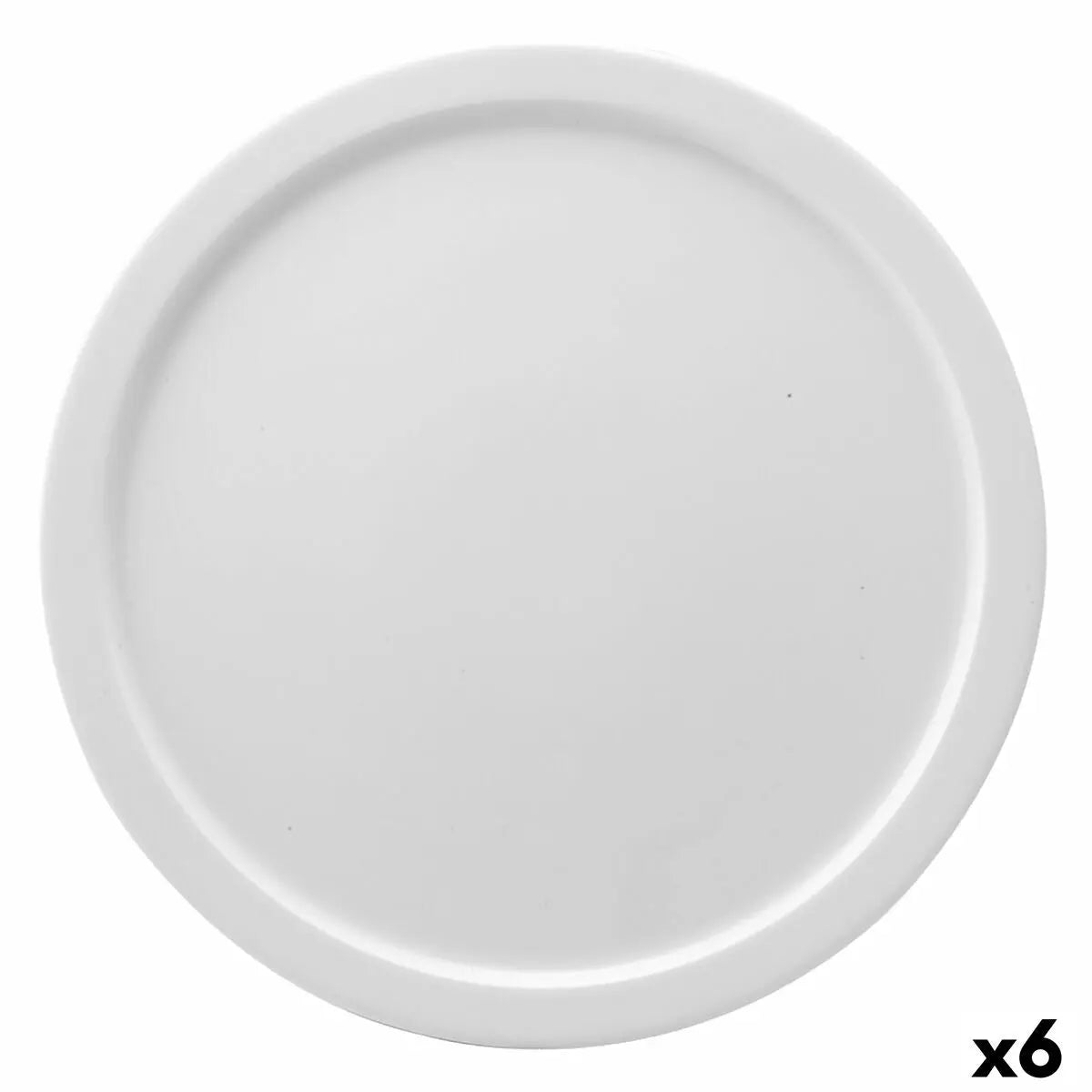 Plat pour pizza Ariane Prime Céramique Blanc Ø 32 cm (6 Unités) - Sapin Belge