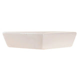 Plateau apéritif DKD Home Decor 21,5 x 21,5 x 1 cm Beige Blanc Grès Traditionnel - Sapin Belge