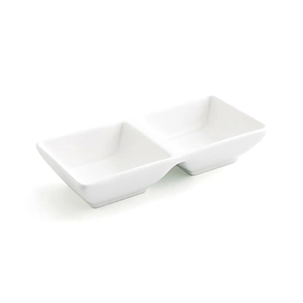 Plateau apéritif Quid Select Céramique Blanc 15 x 7 cm (12 Unités) (Pack 12x) - Sapin Belge