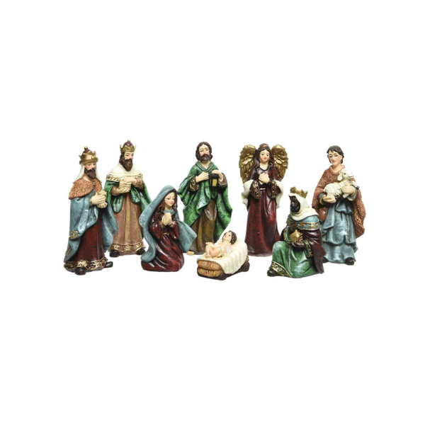 8 personnages pour crèche