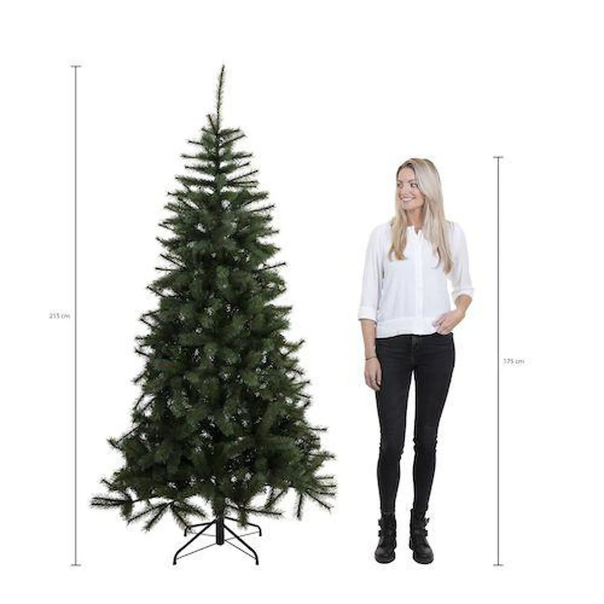 Sapin artificiel - Forest pin Frosted - h215xd140cm - Sapin Belge