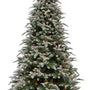 Sapin artificiel Hallarin Frosted LED - h185xd117cm - Sapin Belge