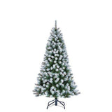 Sapin artificiel Kingston Frosted - h185xd102cm - Sapin Belge