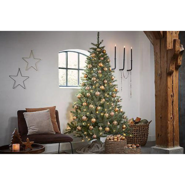 Sapin artificiel Toronto LED - h155xd114cm - Sapin Belge