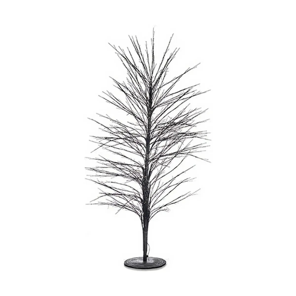 Sapin de Noël 70 x 150 x 70 cm Noir Métal Fibres optiques - Sapin Belge