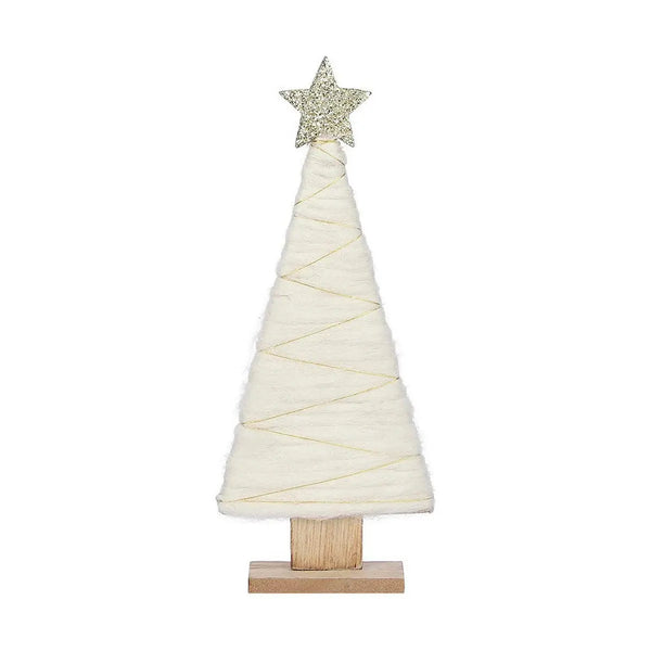 Sapin de Noël Black Box Bois Blanc (13 x 5 x 31 cm) - Sapin Belge