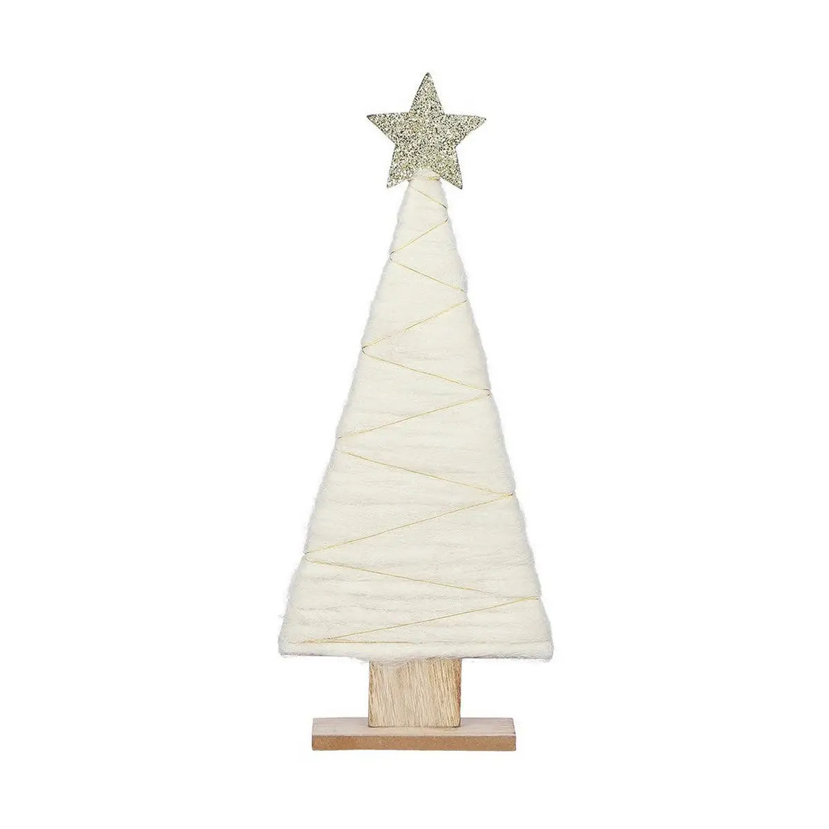 Sapin de Noël Black Box Bois Blanc (17 x 5 x 40 cm) - Sapin Belge