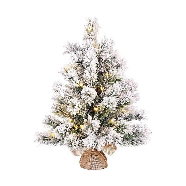 Sapin de Noël Black Box Givré (41 x 60 cm) - Sapin Belge