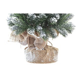 Sapin de Noël DKD Home Decor Blanc Vert Naturel PVC Enneigé 30 x 30 x 70 cm (3 Unités) DKD Home Decor