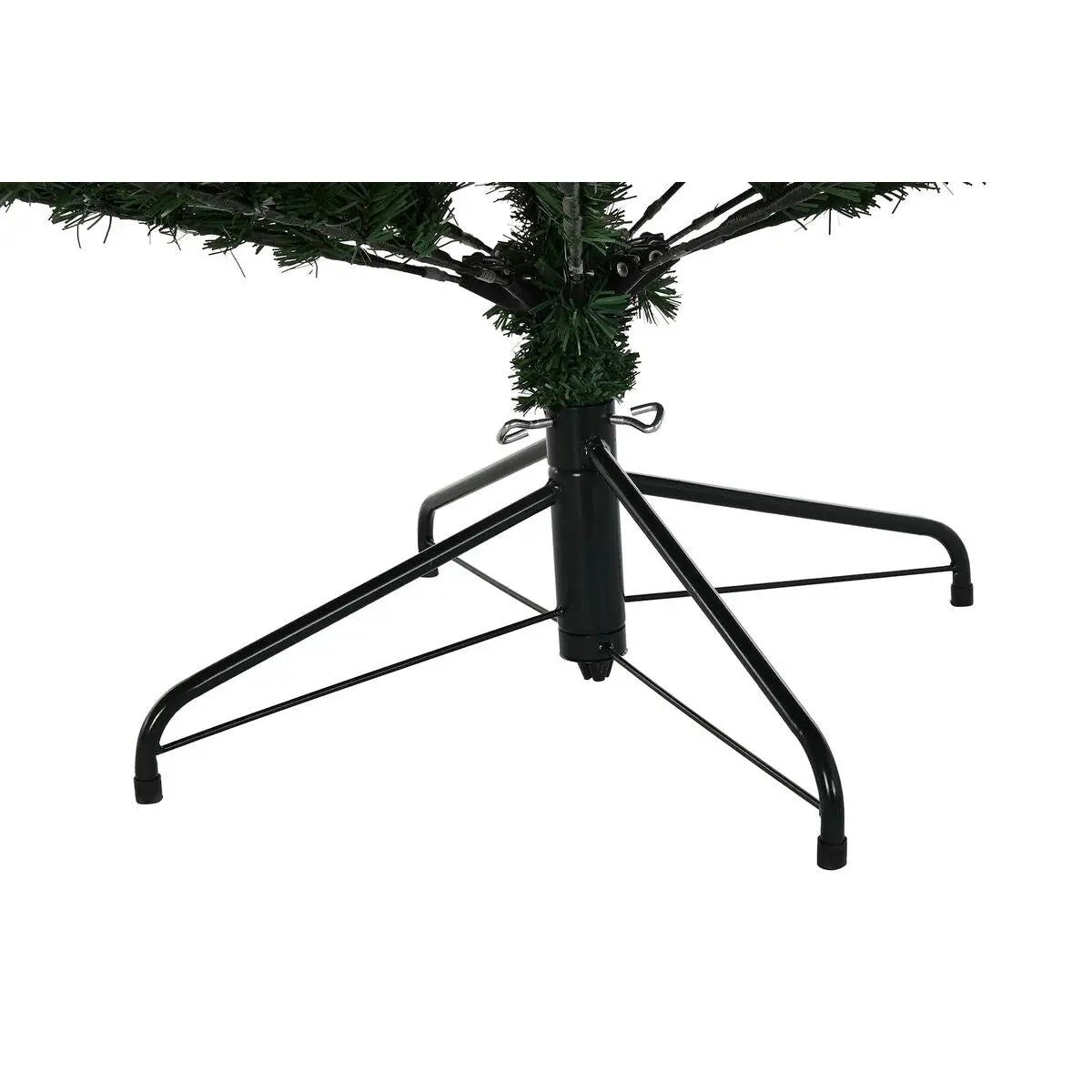 Sapin de Noël DKD Home Decor Lumière LED Vert Métal Polyéthylène 130 x 130 x 218 cm - Sapin Belge