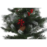 Sapin de Noël DKD Home Decor Vert Métal Polyéthylène 80 x 80 x 183 cm 1 x 1 x 180 cm - Sapin Belge