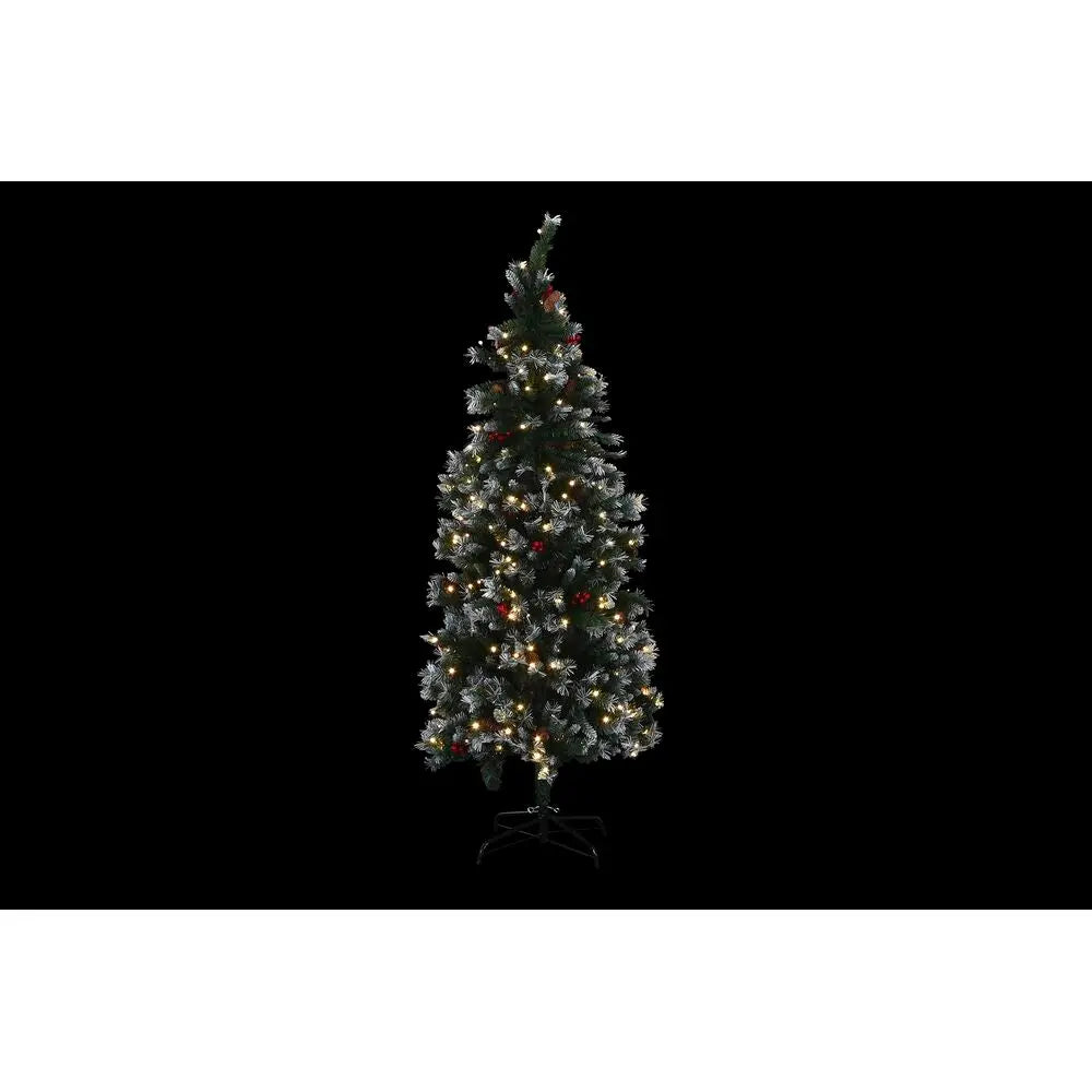 Sapin de Noël DKD Home Decor Vert Métal Polyéthylène 80 x 80 x 183 cm 1 x 1 x 180 cm - Sapin Belge