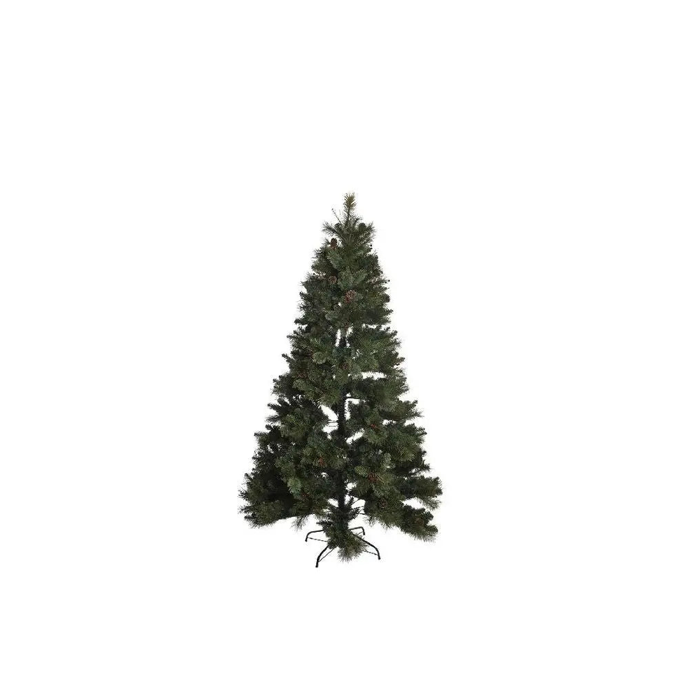 Sapin de Noël DKD Home Decor Vert PVC Plastique 100 x 100 x 150 cm - Sapin Belge