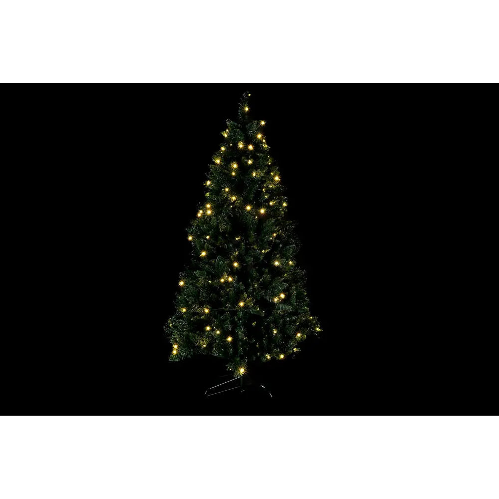 Sapin de Noël DKD Home Decor Vert PVC Plastique 150 x 150 x 210 cm - Sapin Belge