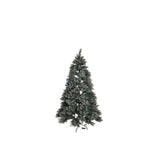 Sapin de Noël DKD Home Decor Vert PVC Plastique Enneigé 84 x 84 x 120 cm - Sapin Belge