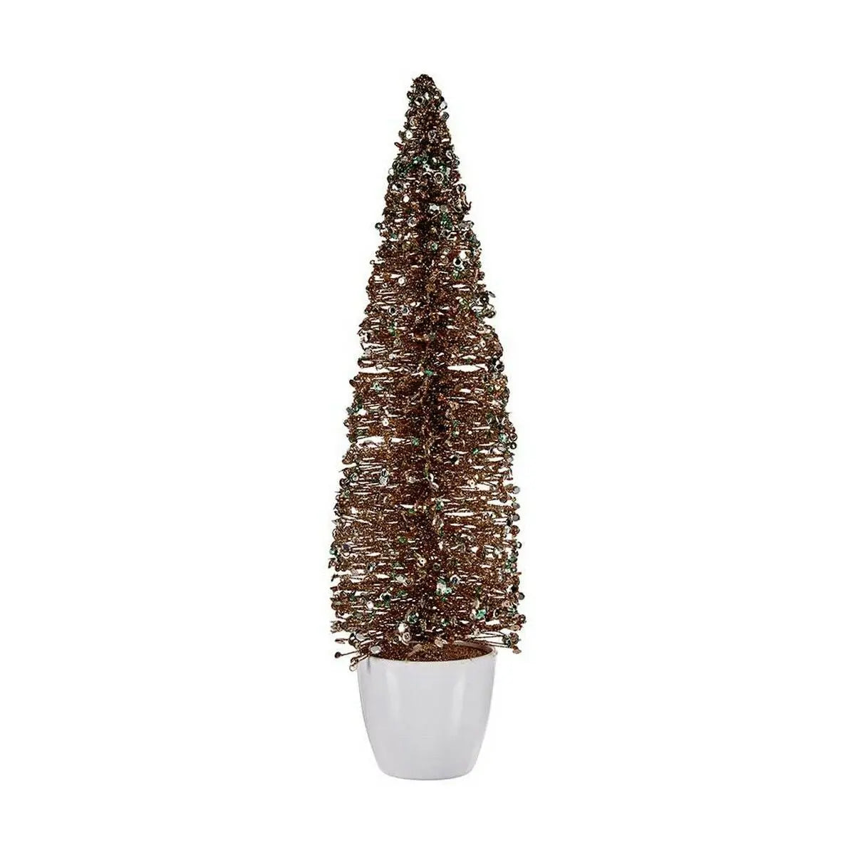 Sapin de Noël Grand 10 x 38 x 10 cm Menthe Plastique champagne - Sapin Belge