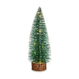 Sapin de Noël Vert Bois Métal Plastique 10 x 25 x 10 cm - Sapin Belge