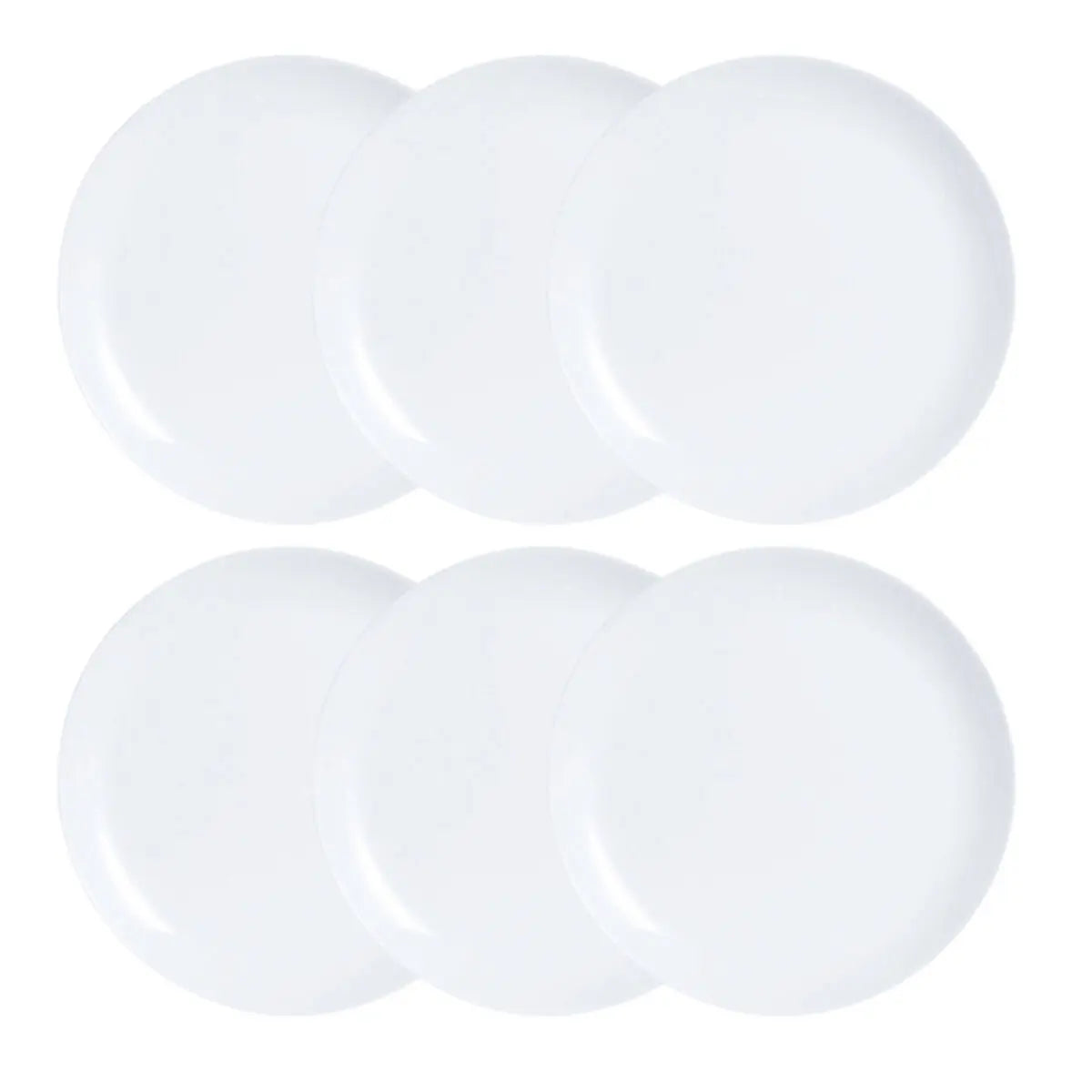 Service de vaisselle Luminarc Diwali 6 pcs Blanc verre - Sapin Belge