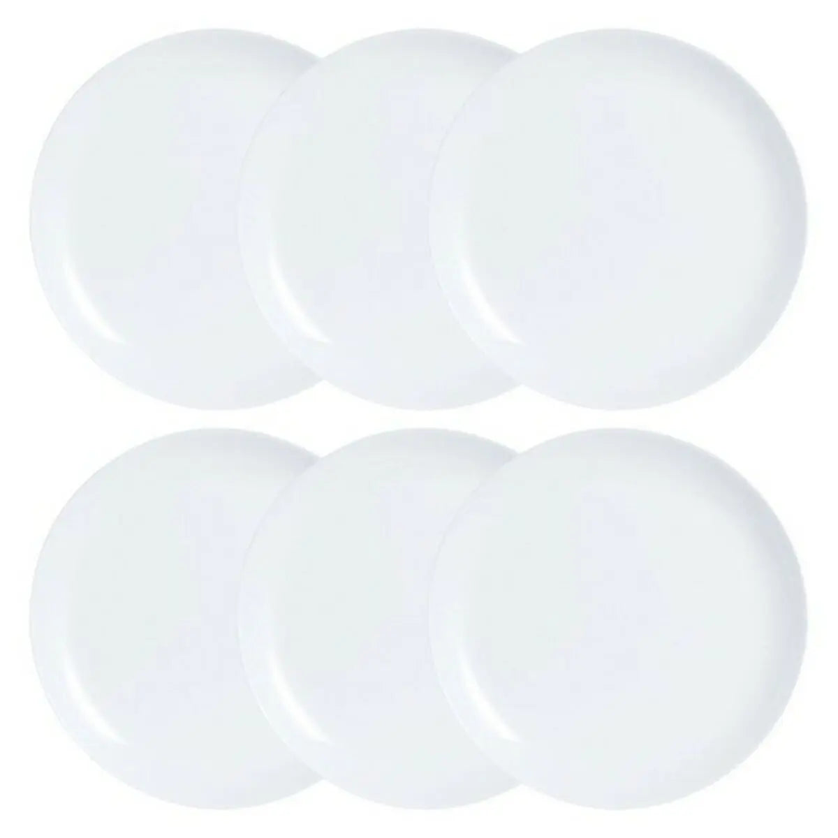 Service de vaisselle Luminarc Diwali 6 pcs Blanc verre - Sapin Belge