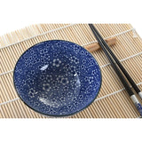 Set de sushi DKD Home Decor 14,5 x 14,5 x 31 cm Noir Bleu Grès Oriental (16 Pièces) - Sapin Belge