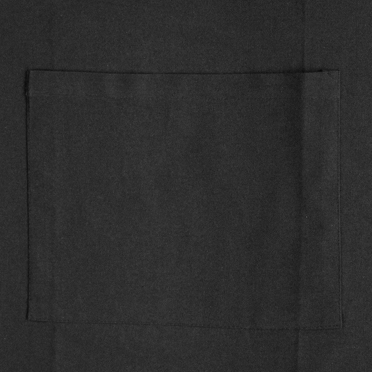 Tablier avec Poche Atmosphera Noir Coton (60 x 80 cm) - Sapin Belge