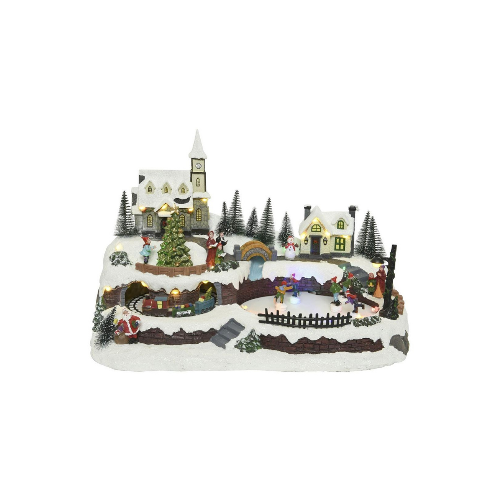Geanimeerd kerstdorp