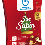 Sac à sapin doré 100% biodégradable Handicap International SapinBelge