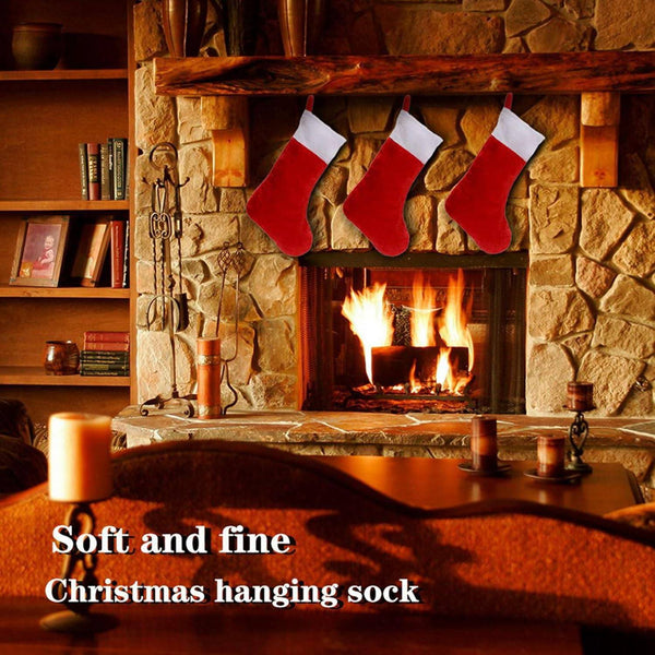 Chaussettes de Noël rouge
