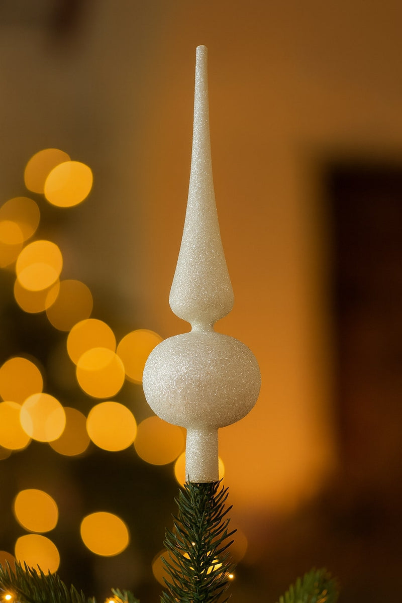 Cimier blanc avec paillette
