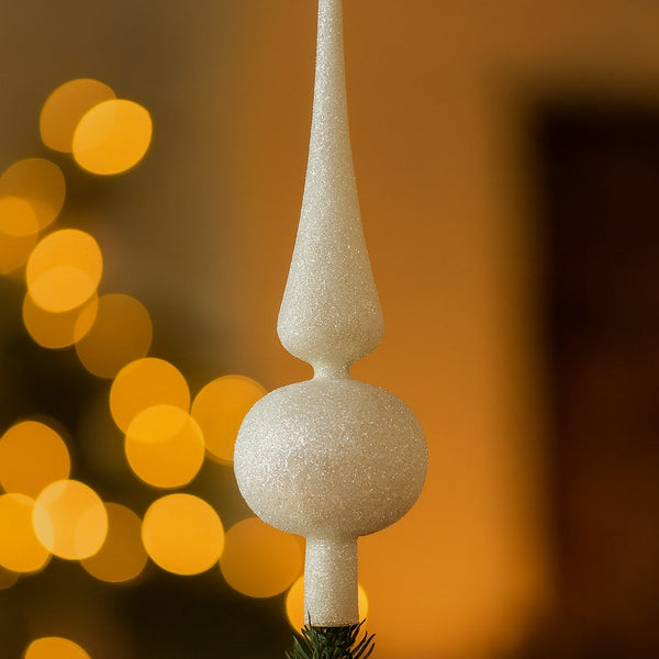 Cimier blanc avec paillette