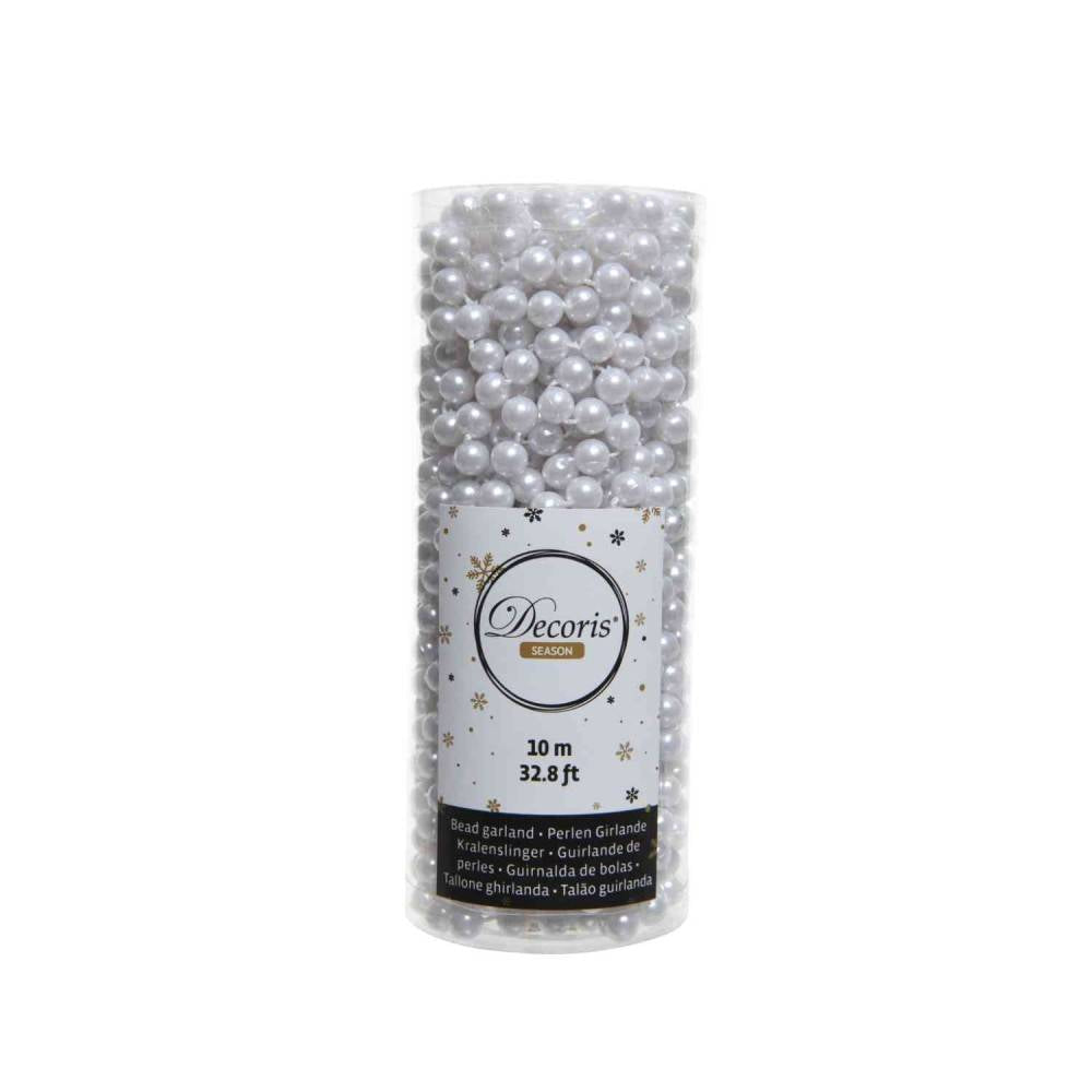 Witte parelslinger - 10m