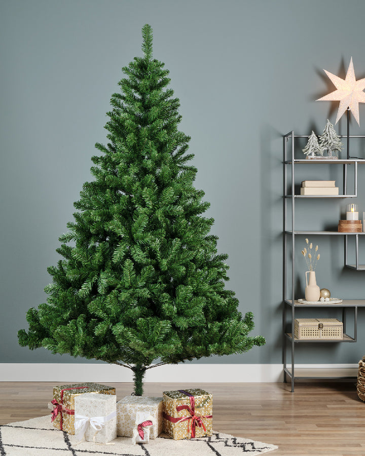 Sapin de Noël artificiel Impérial vert, vue d'ensemble