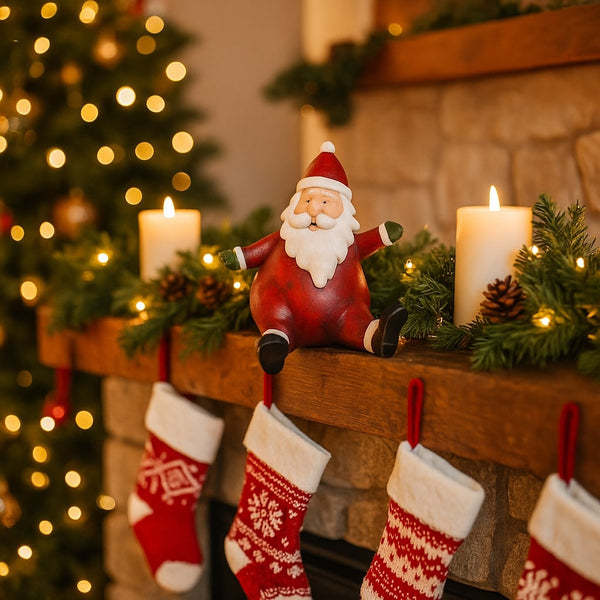 Père Noël assis