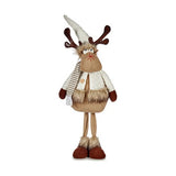 renne de noël Marron Blanc 24 x 63 x 27 cm - Sapin Belge