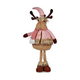 renne de noël Rose Marron 24 x 63 x 27 cm - Sapin Belge