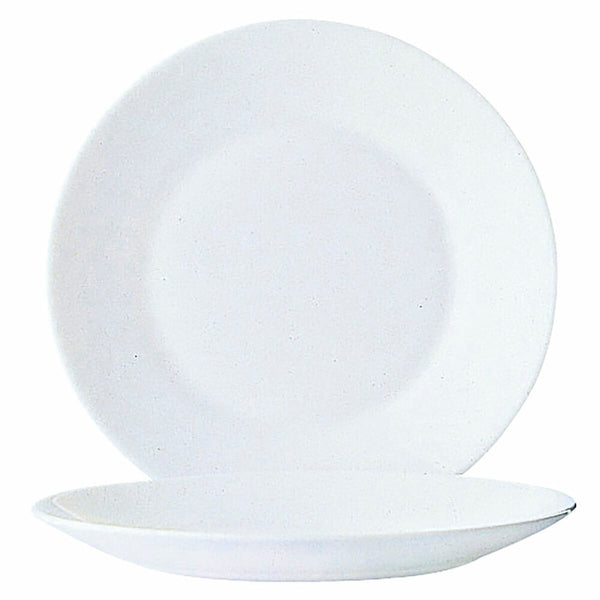 Assiette à dessert Arcoroc Restaurant 6 Unités Blanc verre (Ø 19,5 cm) - Sapin Belge