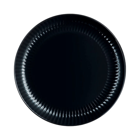 Assiette plate Luminarc Cottage Noir verre Ø 25 cm