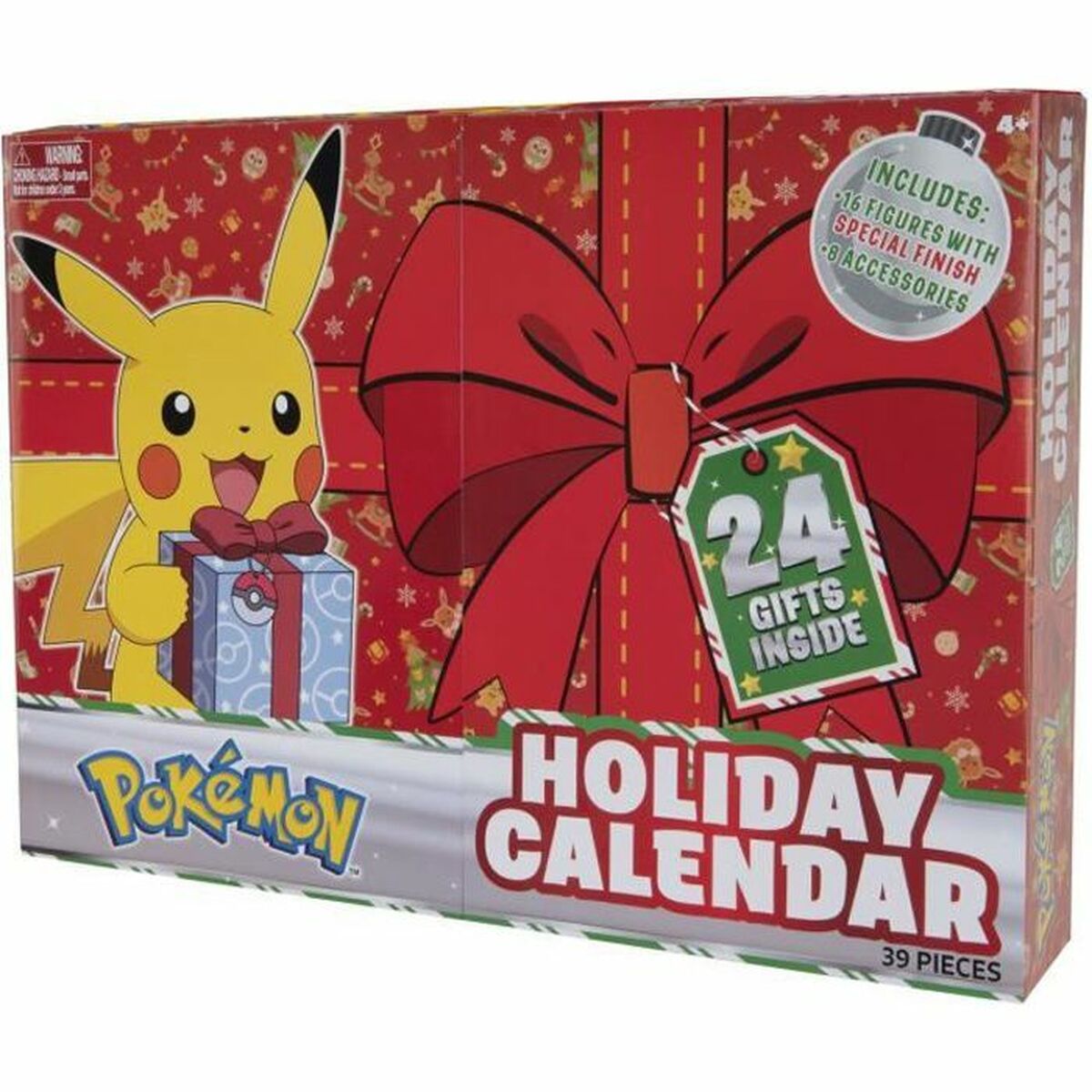 Calendrier de l’Avent Bandai Pokémon 39 Pièces - Sapin Belge