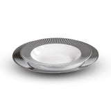 Service de vaisselle Bergner KU DRESSING BITOSSI Porcelaine Blanc/Noir - Sapin Belge