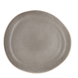 Assiette plate Bidasoa Gio Irrégulier Gris Céramique 26,5 cm (4 Unités) - Sapin Belge