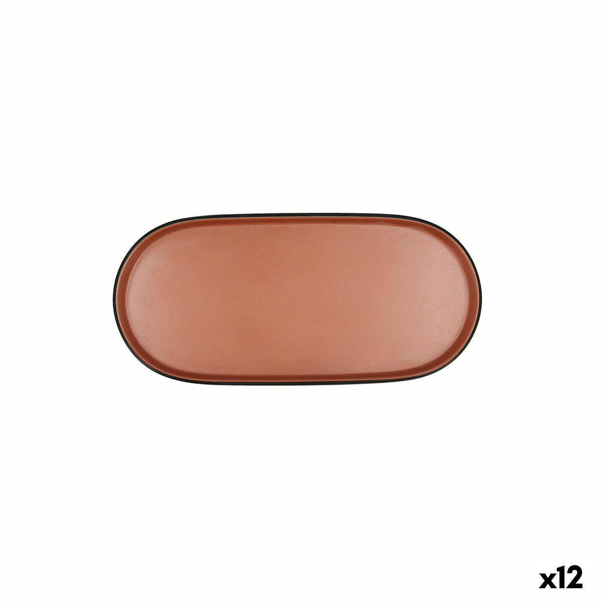 Bol pour Apéritifs Bidasoa Gio Marron Plastique 23 x 10 cm 12 Unités - Sapin Belge