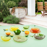 Bol Quid Acid Pomme 13 x 11,5 x 6 cm Vert verre (6 Unités) - Sapin Belge