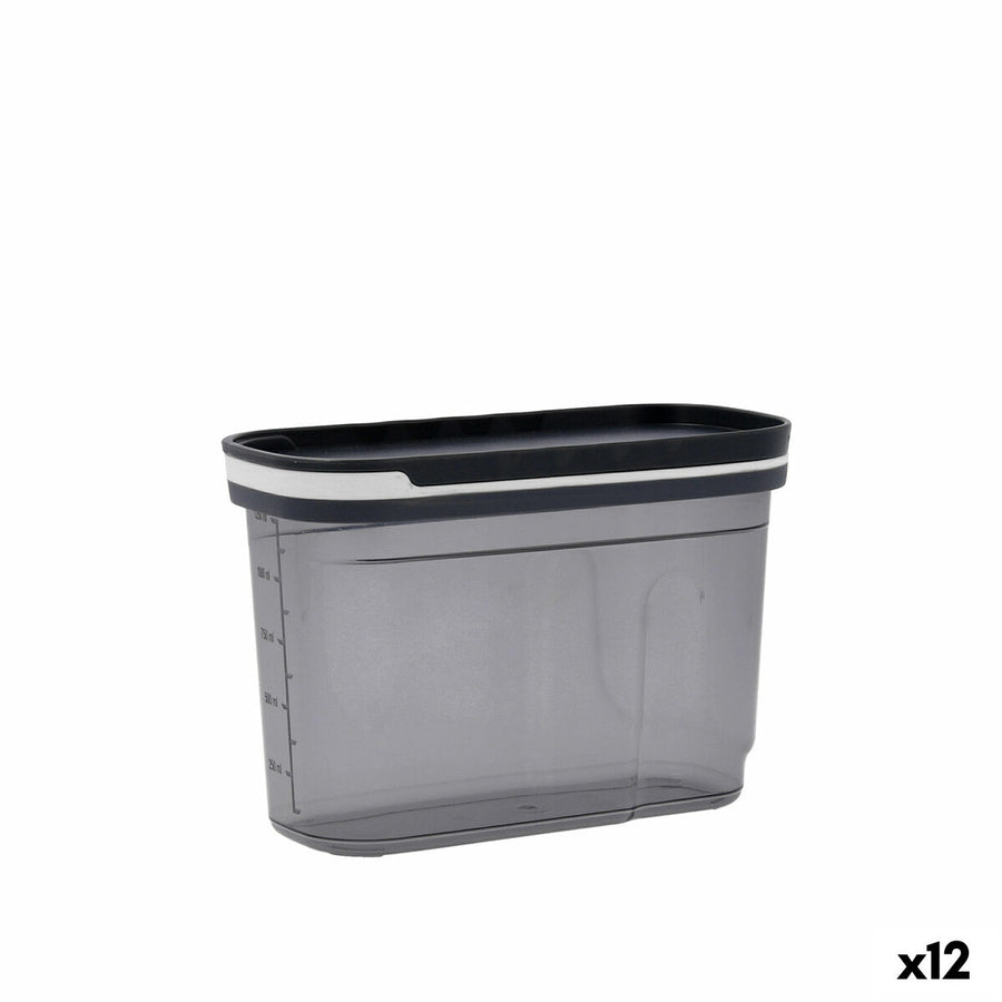 Boîte Quid City Avec couvercle Distributeur 1,2 L Gris Plastique (12 Unités) - Sapin Belge