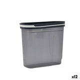 Boîte Quid City Avec couvercle Distributeur 1,8 L Gris Plastique (12 Unités) - Sapin Belge